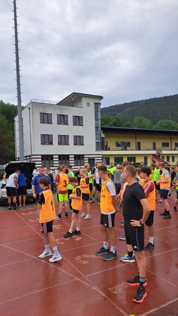 Start des Cooper-Lauftests